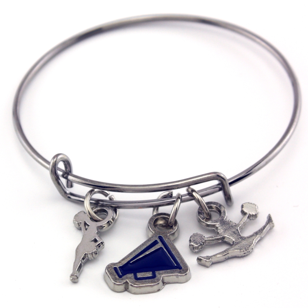 Cheerleading Megaphone Stackable Charm Bracelet [CH111] A1 Awards, Inc.
